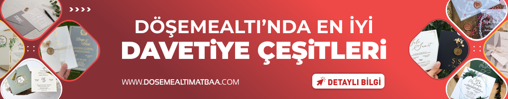 Döşemealtın’da Davetiye Basımı