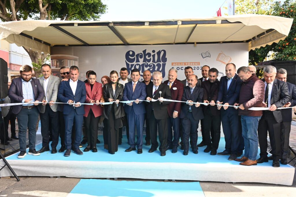 Yılın ilk açılışı; Erkin Koray Kütüphanesi