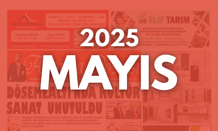 E-Gazete: Mayıs 2025