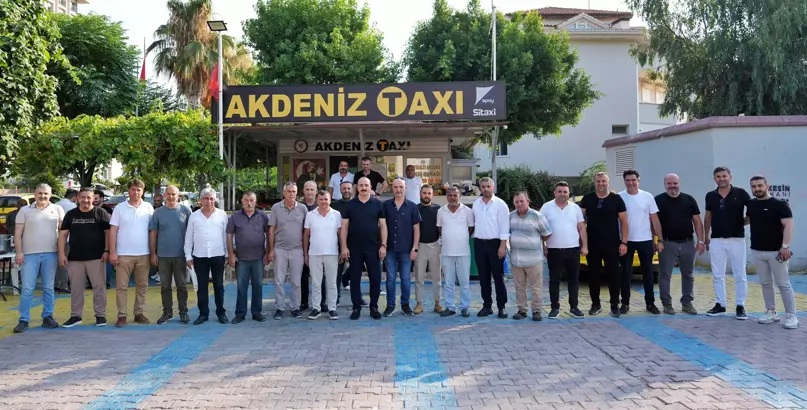 Başkan Kotan taksici esnafına konuk oldu