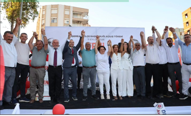 YENİ PARTİ DÖŞEMEALTI İLÇE BAŞKANLIĞI AÇILDI
